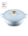 Le Creuset Holly Collection Round Chef's Oven With $37 Credit In Blue
