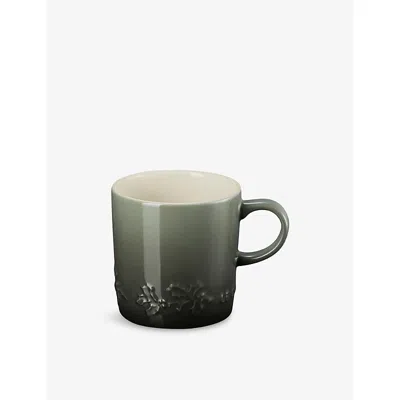 Le Creuset Thyme Holly Stoneware Mug 350ml In Green