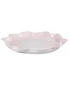 Le Creuset Iris Stoneware Serving Platter In Shell Pink