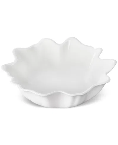 Le Creuset Iris Stoneware Serving Bowl In White