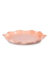Le Creuset Stoneware Iris Serving Platter In Peche