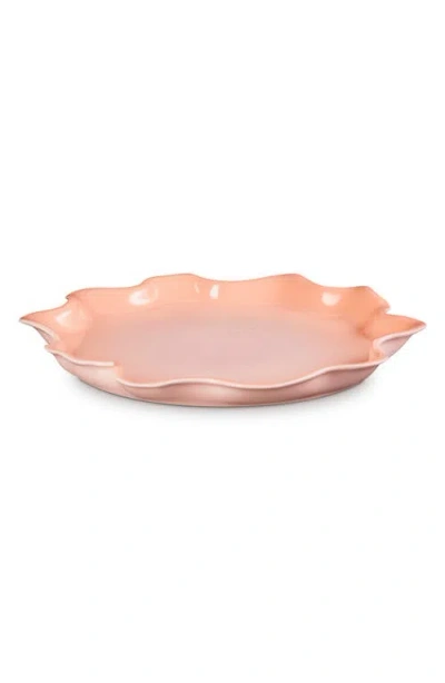 LE CREUSET LE CREUSET IRIS STONEWARE RUFFLE PLATTER