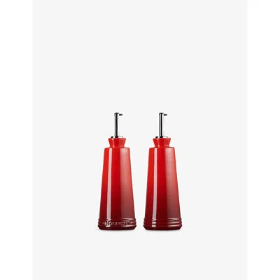 Le Creuset Ise Signature Stoneware Oil And Vinegar Set