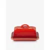 Le Creuset Cerise Stoneware Butter Dish 17cm