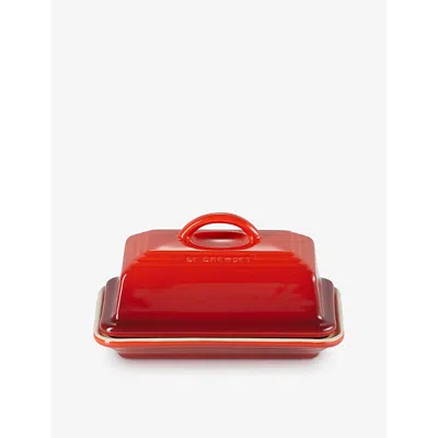 Le Creuset Cerise Stoneware Butter Dish 17cm