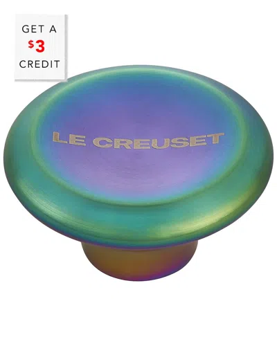 Le Creuset Large Signature Iridescent Knob With $3 Credit In Gold