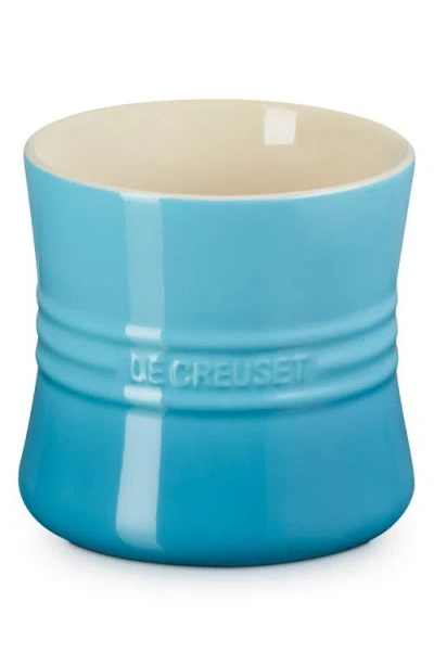 Le Creuset Large Stoneware Utensil Crock In Blue