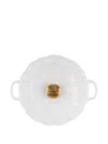 Le Creuset Shallow Petal Casserole Dish In White