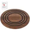 Le Creuset Magnetic Wooden Acacia Trivet With Silicone Rings With $5 Credit