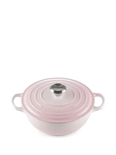 Le Creuset Marmita Gourmet Round Casserole (24cm ) In Pink