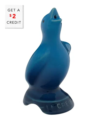 Le Creuset Marseille Pie Bird With $2 Credit In Blue