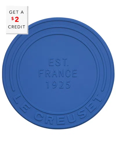 Le Creuset Marseille Silicone Trivet (est. 1925) With $2 Credit In Blue