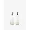 Le Creuset Meringue Signature Stoneware Oil And Vinegar Set