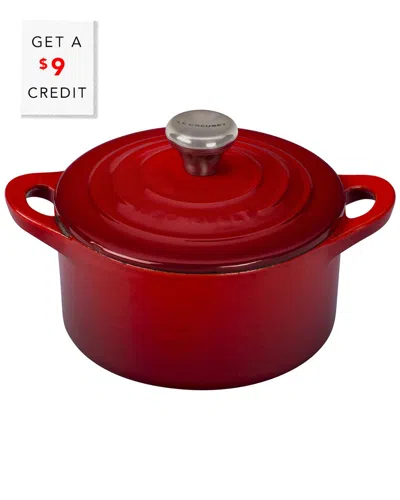 LE CREUSET LE CREUSET MINI COCOTTE WITH STAINLESS STEEL KNOB WITH $9 CREDIT