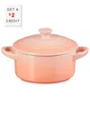 Le Creuset Mini Round 8oz Cocotte In Pink