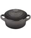 Le Creuset Stoneware 8 Oz. Mini Round Cocotte With Lid
