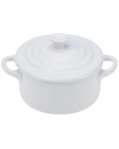 Le Creuset Mini Round Cocotte In White