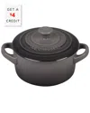 Le Creuset Stoneware 8 Oz. Mini Round Cocotte With Lid