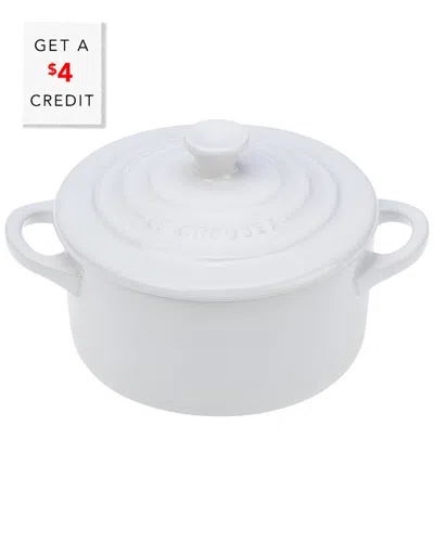 LE CREUSET LE CREUSET MINI ROUND COCOTTE WITH $4 CREDIT