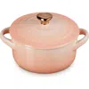 Le Creuset Mini Round Stoneware Baking Dish In Peche