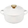Le Creuset Mini Round Stoneware Baking Dish In White