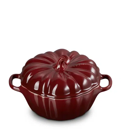 Le Creuset Mini Stoneware Pumpkin Casserole Dish In Brown