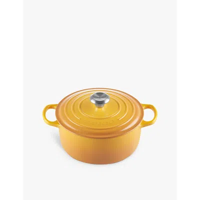Le Creuset Signature Round Cast-iron Casserole Dish 28cm Nectar