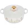 Le Creuset Noel Collection Twelve Days Of Christmas Enameled Cast Iron Dutch Oven In White