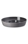 Le Creuset Oval Stoneware Chip & Dip Platter In Gray