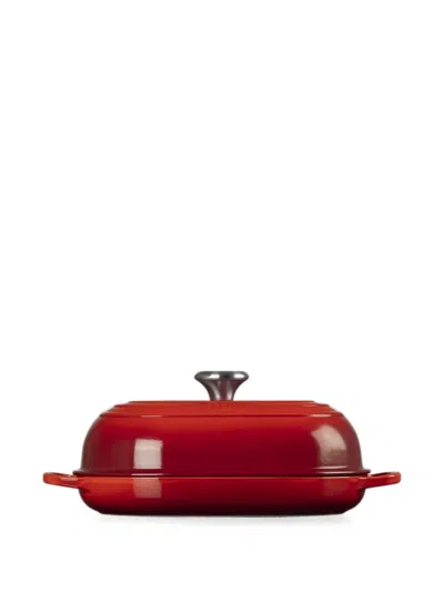 Le Creuset Oval-shaped Bread Oven In Red