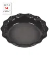 Le Creuset 9" Stoneware Pie Dish In Grey