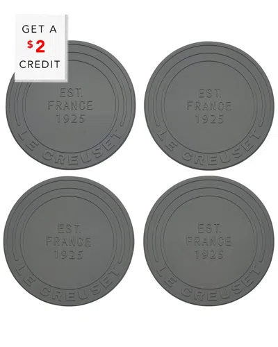 Le Creuset Oyster Silicone Trivet (est. 1925) With $2 Credit In Grey