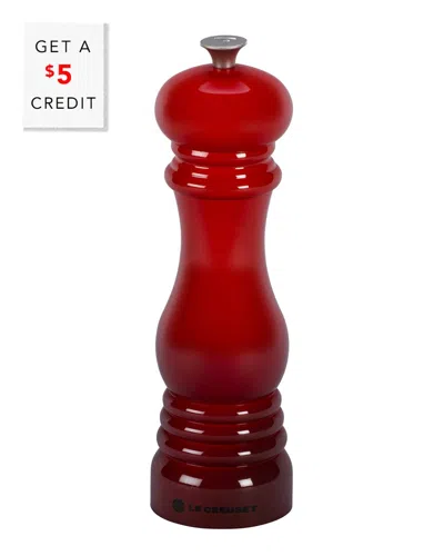 Le Creuset Pepper Mill With $5 Credit In Red