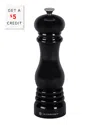 Le Creuset Satin Black Pepper Mill 21cm In Black
