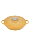 Le Creuset Petal Signature Braiser In Honey