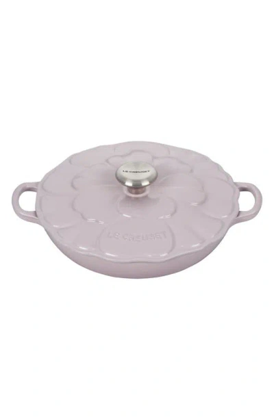 Le Creuset Petal Signature Braiser In Shallot