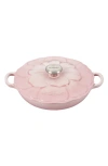 Le Creuset Petal Signature Braiser In Shell Pink