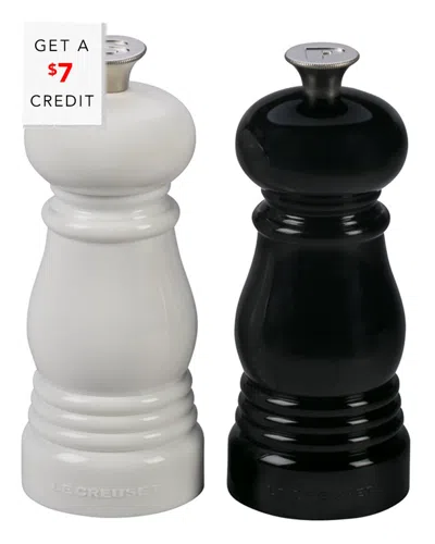 LE CREUSET LE CREUSET PETITE SALT AND PEPPER MILL SET WITH $7 CREDIT