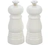 Le Creuset Petite Salt And Pepper Mill Set With Adjustable Grind In White