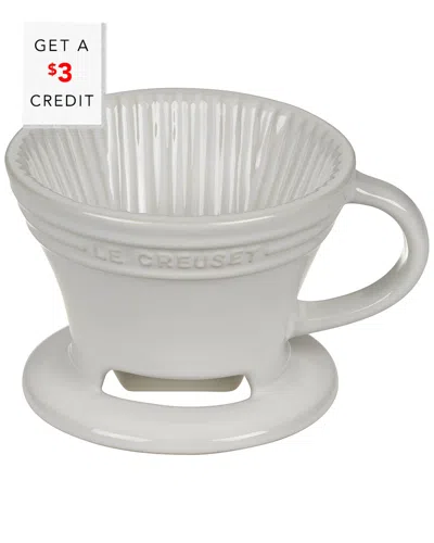 Le Creuset Pour Over Coffee Maker With $3 Credit In Gray