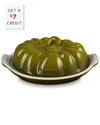 Le Creuset Glazed Stoneware Figural Pumpkin Butter Dish