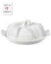 Le Creuset Pumpkin Stoneware Figural Butter Dish