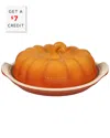 Le Creuset Pumpkin Butter Dish With $7 Credit