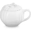 Le Creuset Pumpkin Mug With Lid With $5 Credit In White