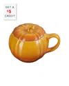 Le Creuset Pumpkin Mug With Lid With $5 Credit