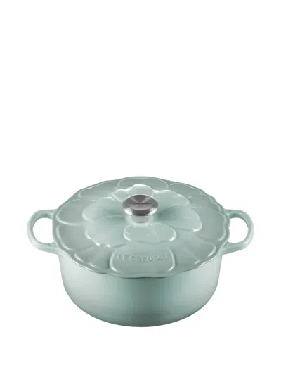 Le Creuset Round Cast Iron Cocotte In Green