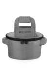 Le Creuset Round Dutch Oven Tote Bag In Gray