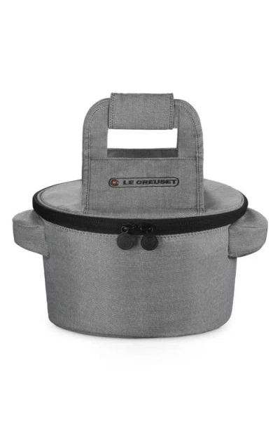 Le Creuset Round Dutch Oven Tote Bag In Gray