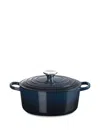 Le Creuset Round-shape Casserole (22cm) In Blue