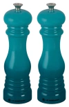 Le Creuset 8" Salt And Pepper Mill Set, Caribbean